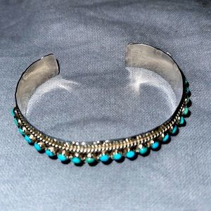 Sterling Silver Turquoise Bracelet